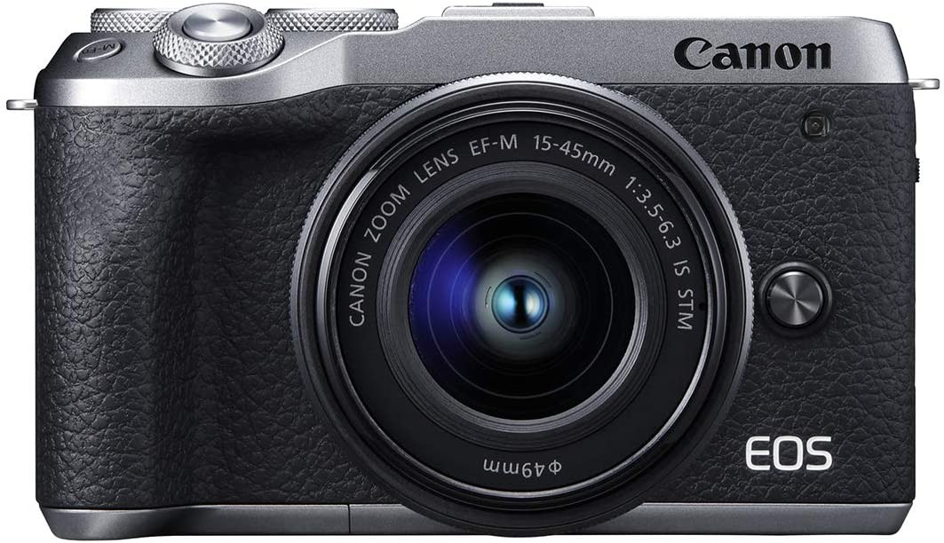 Canon EOS M6 Mark II Kit (EF-M 15-45mm f/3.5-6.3 IS STM) Silver