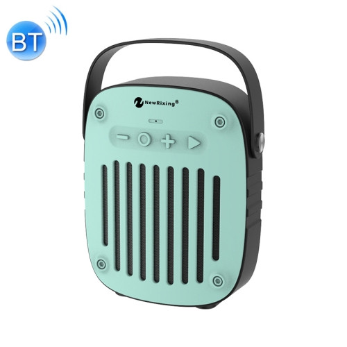 NewRixing NR-4014 Outdoor Portable Hand-held Bluetooth Speaker Mint Green