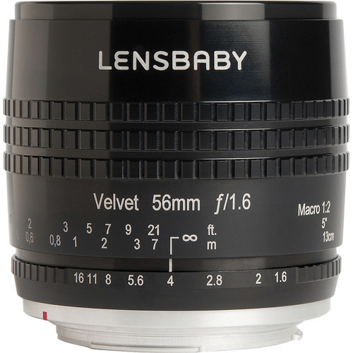 Lensbaby Velvet 56mm f/1.6 Lens Black (Canon RF Mount)