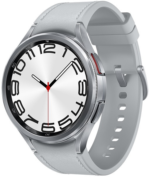 Samsung Galaxy Watch 6 Classic Bluetooth SM-R960N 47mm Silver Case with Silver Sport Band