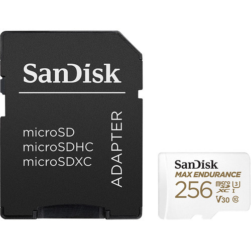 Sandisk 256GB MAX Endurance MicroSD with SD Adapter