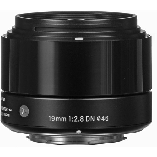 Sigma 19mm f/2.8 DN Art Lens (M4/3 Mount) Black