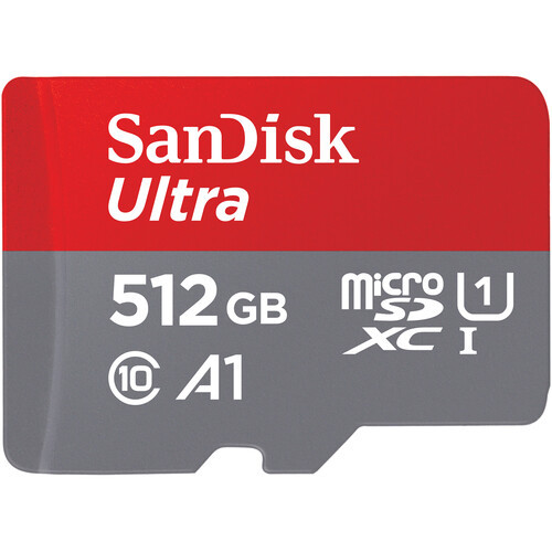 Sandisk A1 Ultra 512GB 120MBs Micro SDHC (Class 10)