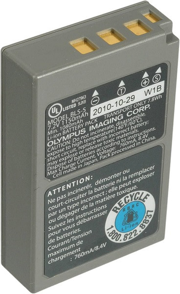 Olympus BLS-5 Lithium-Ion Battery