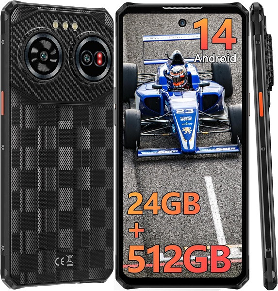 IIIF150 Air 3 Rugged Phone Dual Sim 512GB Black (12GB RAM)