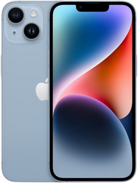 Apple iPhone 14 5G A2884 256GB Blue (Dual Nano Sim)
