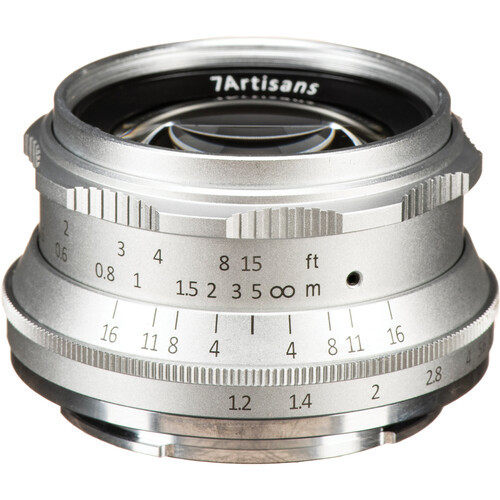 7Artisans Photoelectric 35mm f/1.2 Lens (Sony E Mount) Silver