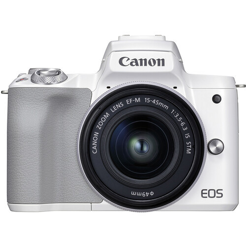 Canon EOS M50 Mark II Kit (EF-M 15-45mm f/3.5-6.3 IS STM) White