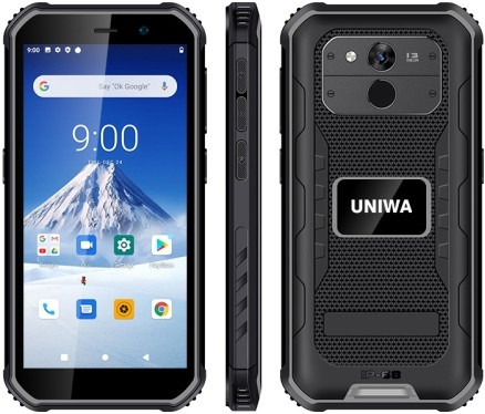 UNIWA F963 Rugged Phone Dual Sim 32GB Black Grey (3GB RAM)