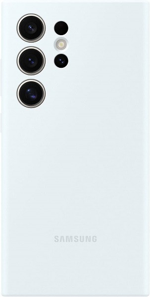 Samsung Galaxy S24 Ultra Silicone Case (White)