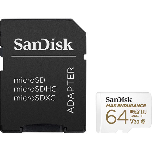 Sandisk 64GB MAX Endurance MicroSD with SD Adapter