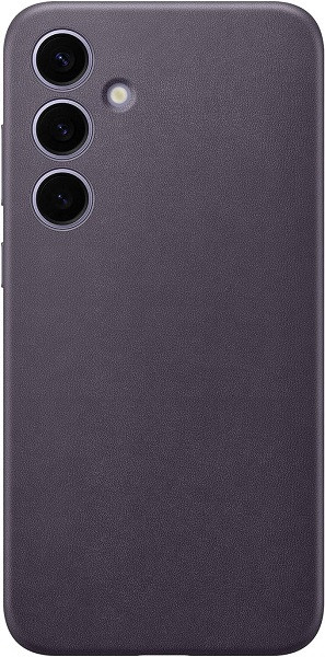 Samsung Galaxy S24 Vegan Leather Case (Dark Violet)