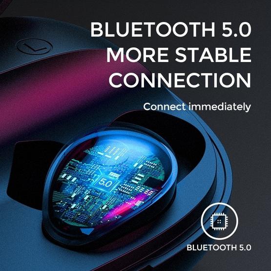 JOYROOM JR-TL2 Bluetooth 5.0 Bilateral TWS Wireless Earphone with Digital Display Black