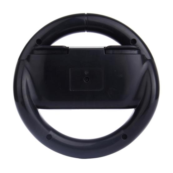 For Nintendo Switch Joy-Con Controller (Not Included) Round Gaming Steering Wheel(Black)