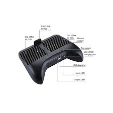 CCF-013 Multi-function 3 in 1 Phone Gamepad Holder Handle with Charging / Radiating (Black)